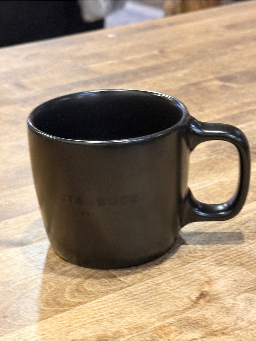 Starbucks dark brown Matte Ceramic Coffee Mug - 12oz